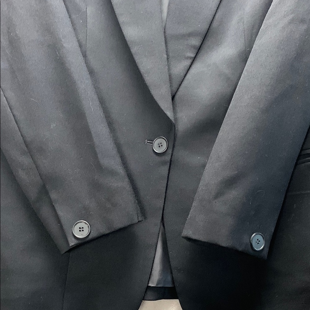 PENDELTON | SIZE 8 WOMENS CLASSIC FITTED JACKET BLAZER | BLACK - Picture 10 of 16